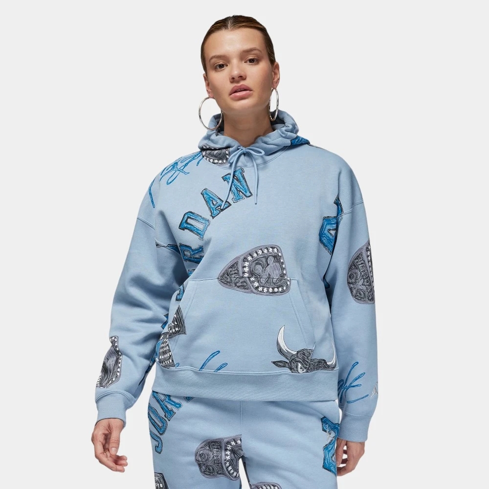 толстовка brooklin aop fleece hoodie