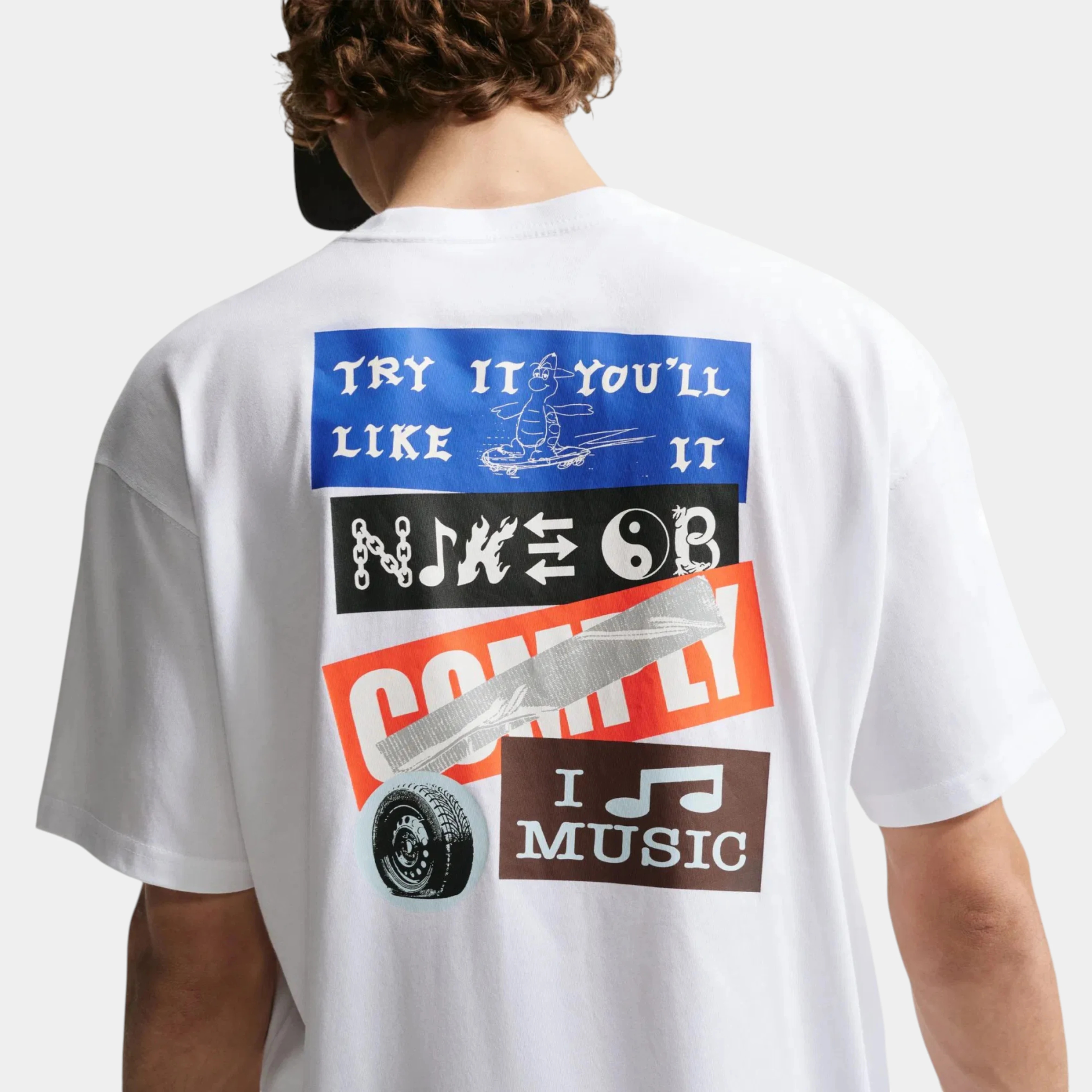 футболка sb tee lse stickers
