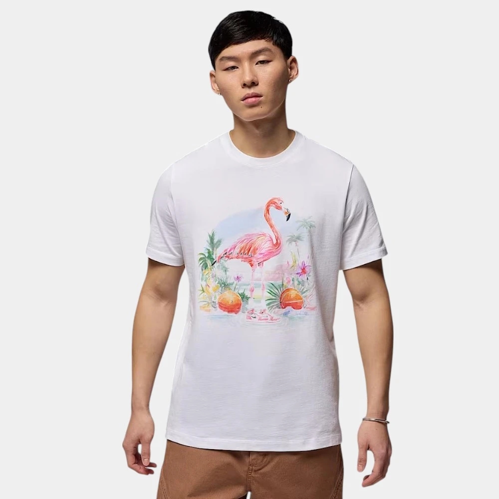 футболка essential flmngo short sleeve crew