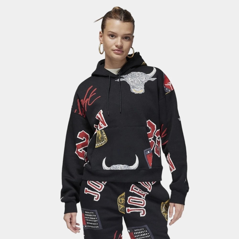 толстовка brooklin aop fleece hoodie