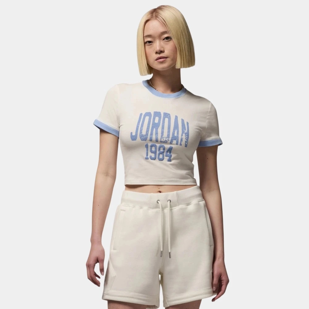 футболка short sleeve slim crop tee 84