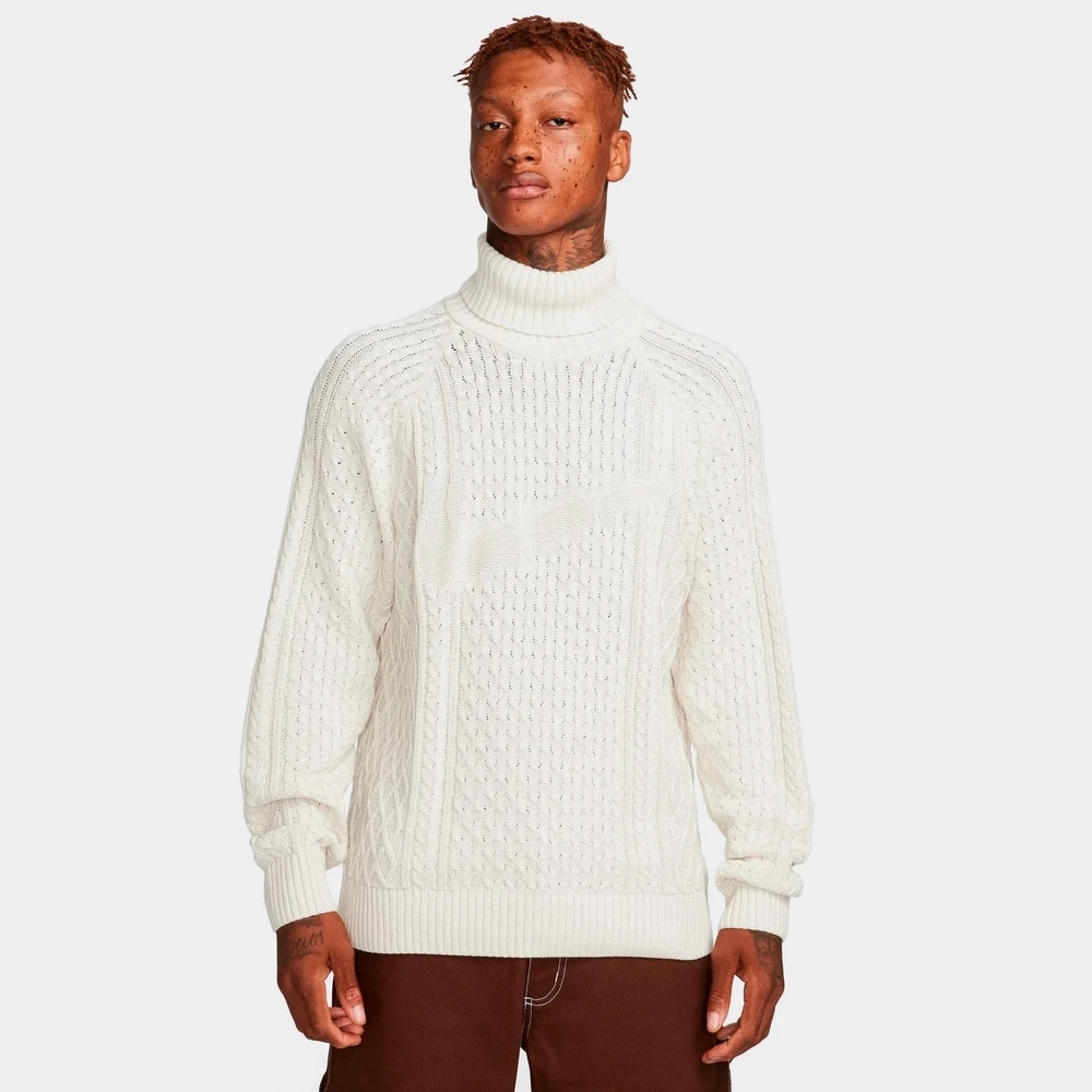толстовка cable knit turtleneck