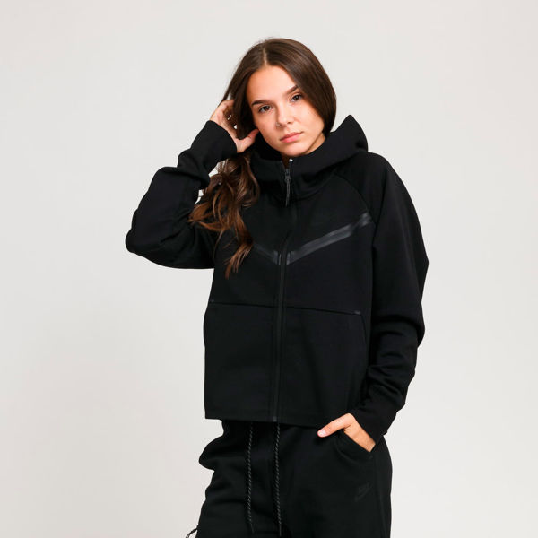 Изображение ТОЛСТОВКА W NSW TCH FLC WR HOODIE FZ