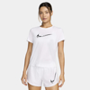 Изображение ФУТБОЛКА W NK ONE SWOOSH HBR DF SS TOP