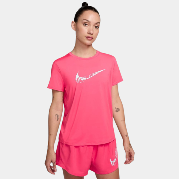 Изображение ФУТБОЛКА W NK ONE SWOOSH HBR DF SS TOP