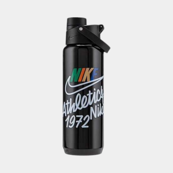 Изображение БУТЫЛКА NIKE TR RENEW RECHARGE CHUG BOTTLE 16 OZ GRAPHIC BLACK/BLACK/MALACHITE 16OZ