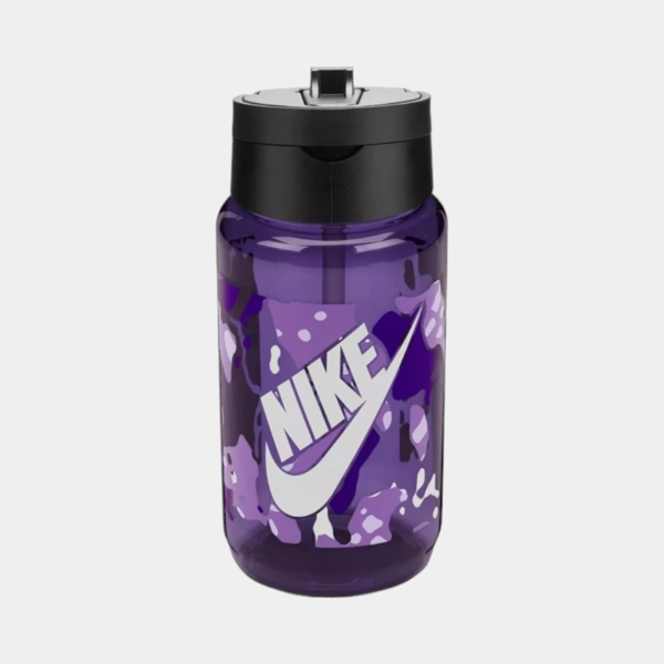 Изображение БУТЫЛКА NIKE TR RENEW RECHARGE STRAW BOTTLE 16 OZ GRAPHIC DARK IRIS/BLACK/WHITE/FIELD PURPLE 16OZ