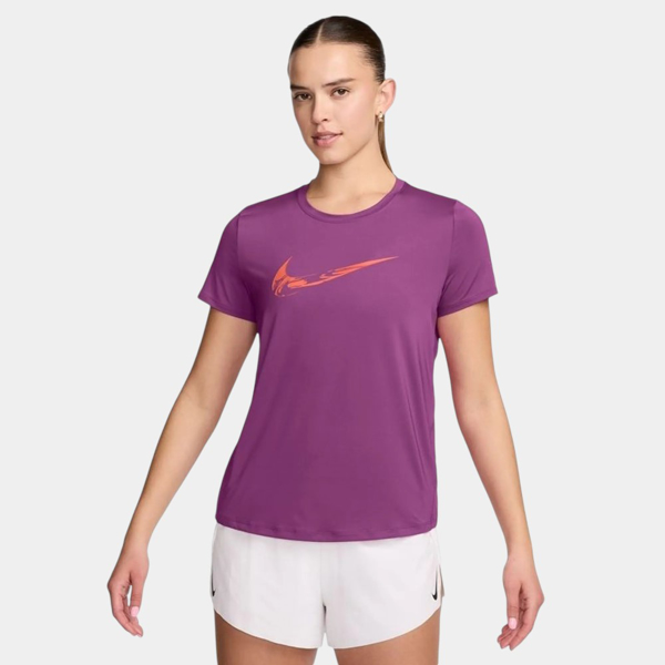 Изображение ФУТБОЛКА W NK ONE SWOOSH HBR DF SS TOP